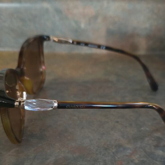 Swarovski Dark Brown Women's Sunglasses - Picture 6 of 6